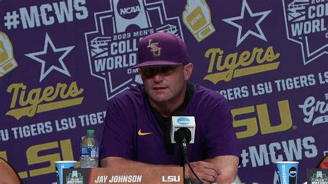 Watch Lsu Jay Johnson Cws Loss To Wake Forest Postgame Tigerbait Com