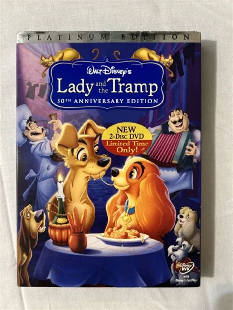 LADY AND THE Tramp Two Disc Limited 50th Anniversary Platinum Edition