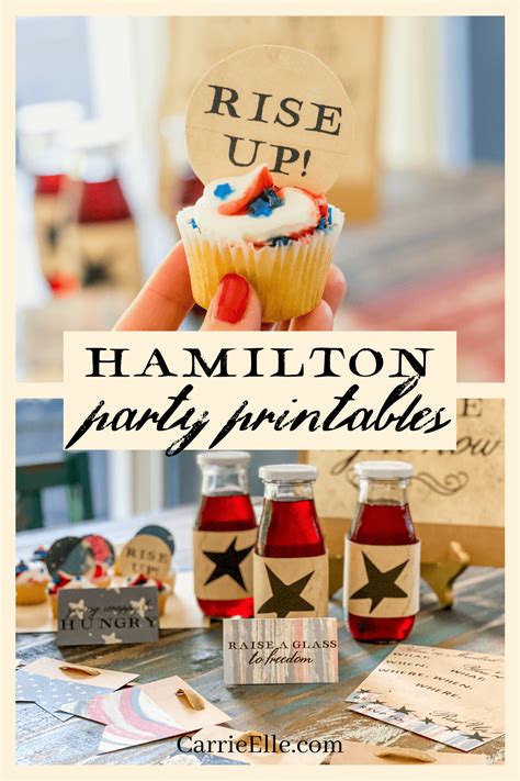 These Hamilton Party Printables Are Perfect For A Hamilton Watch Party