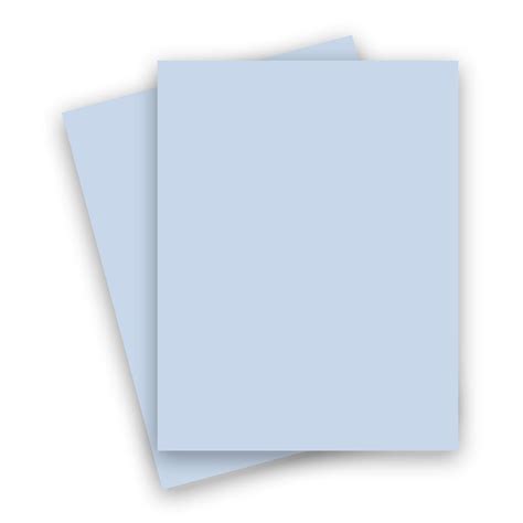 Light Blue 8 12 X 11 Basis Paper 100 Per Package 216 Gsm 80lb Cover