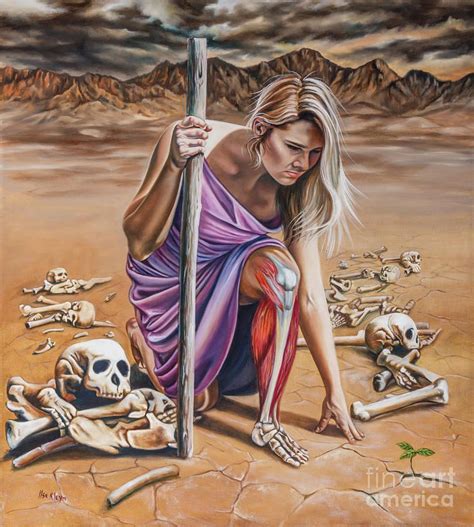 Dry Bones By Ilse Kleyn Prophetic Painting Prophetic Art Worship