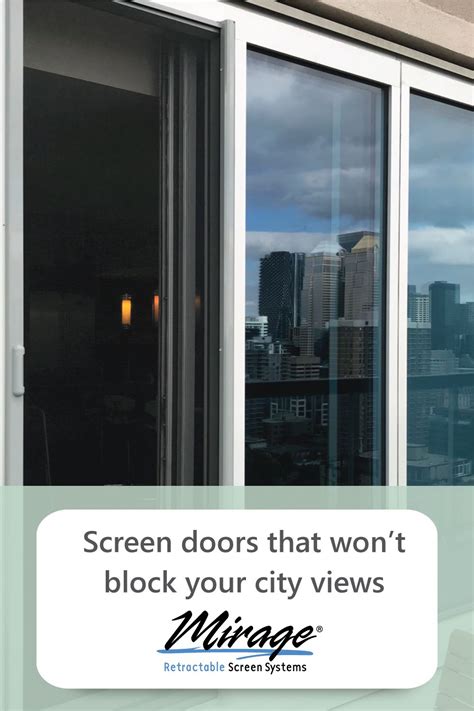 Condo Living With Screens That Stay Out Of The Way Retractable Screen