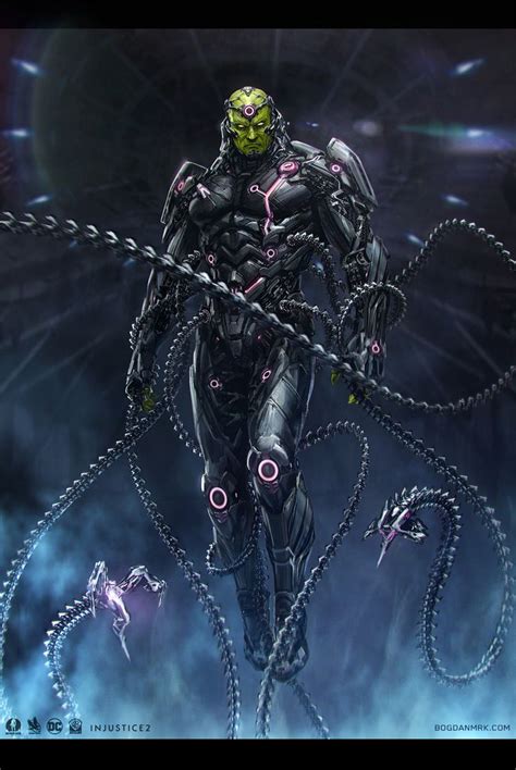 Brainiac By Bogdan Mrk On Deviantart Dc Comics Art Dc Villains Dc