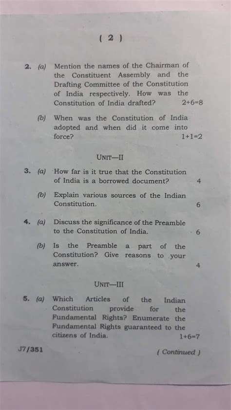 Assam University Previous Year Question Paper Ba How To Find Assam