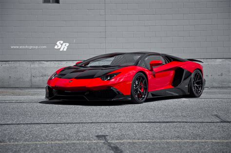 Sr Auto Group Reveals Custom Red Lamborghini Aventador Gtspirit