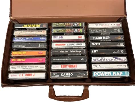 vintage rap hip hop cassette tapes lot many singles ll cool j rob base
