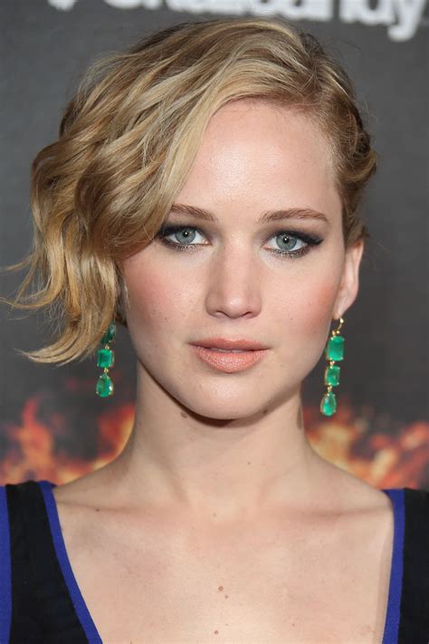 Jennifer Lawrence Before And After Jennifer Lawrence Short Hair Celebrity Haircuts Short