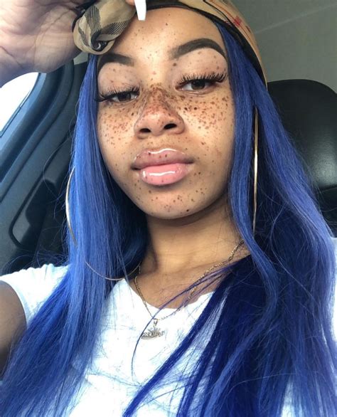 follow heyitstati01 for more🧸💚 black girls with freckles beautiful freckles freckles girl
