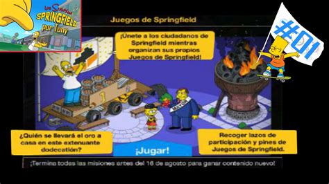 Los Simpson Springfield Cap 1 Evento Los Juegos De Springfield