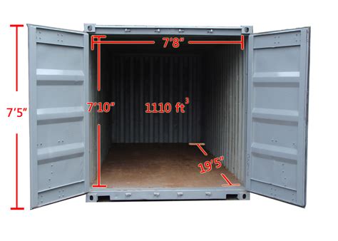 20 Feet Container Inner Dimensions Imagesee