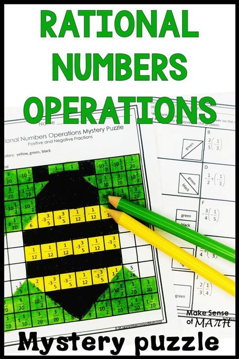 Operations With Negatic Ve Rational Numbers Worksheet