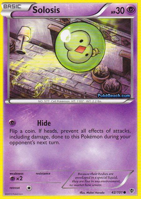 Maybe you would like to learn more about one of these? Solosis | Psychic Pokemon | Common Pokemon | HP: 30 | | Pokemon, Pokemon cards, Pokémon tcg