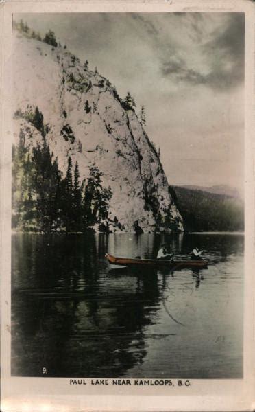 Paul Lake Kamloops Bc Canada British Columbia Postcard