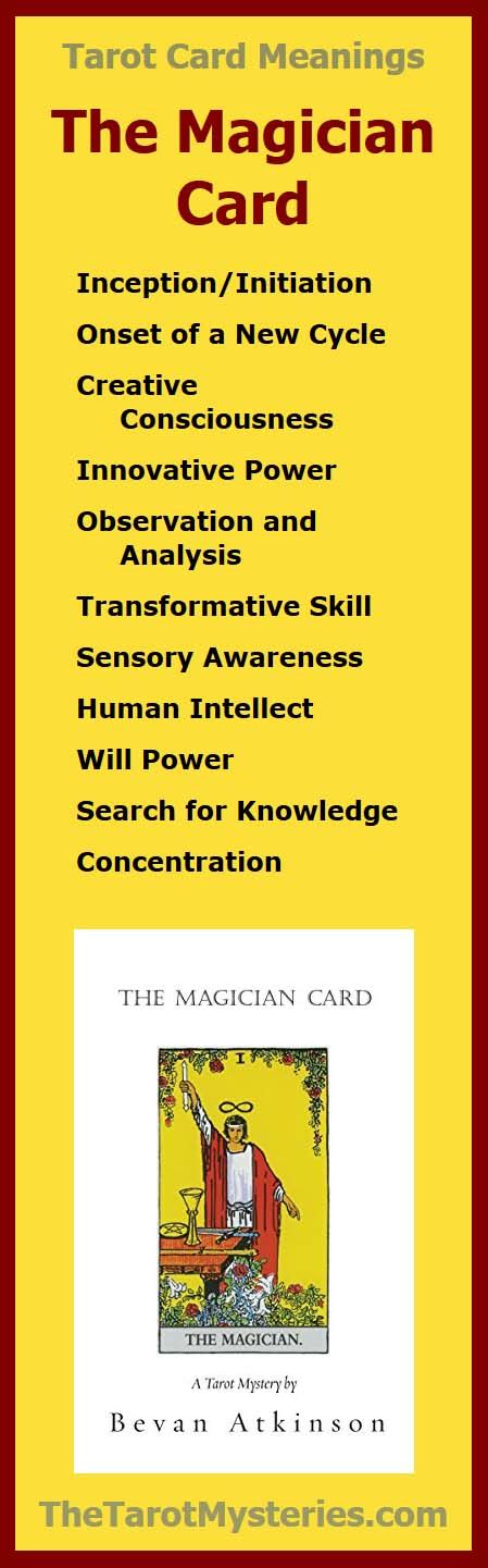 Tarot Card Meanings The Magician Card