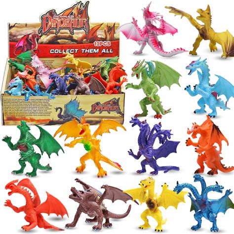 Buy Dragon Toys12 Piece Assorted Realistic Looking Dragon Figure4
