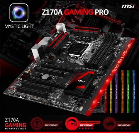 Msi Unveils Z A Gaming Pro Motherboard Full Rgb Leds Illuminated Pcb With Million Colors