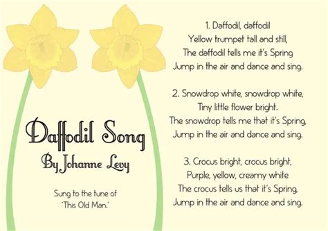 Daffodils Poems