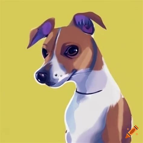Cute Jack Russell Terrier With Big Eyes On Craiyon