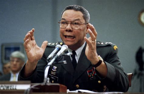 Colin Powell Exemplary General Stained By Iraq Claims Dies
