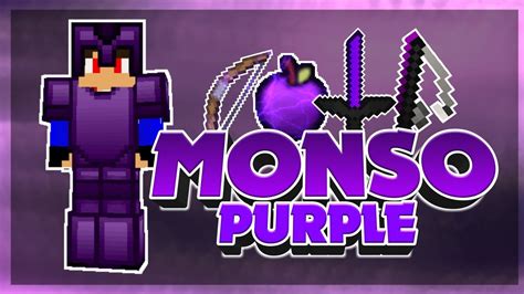 Monso Purple 32x Mcpe Texture Pack Fpsfriendly Youtube
