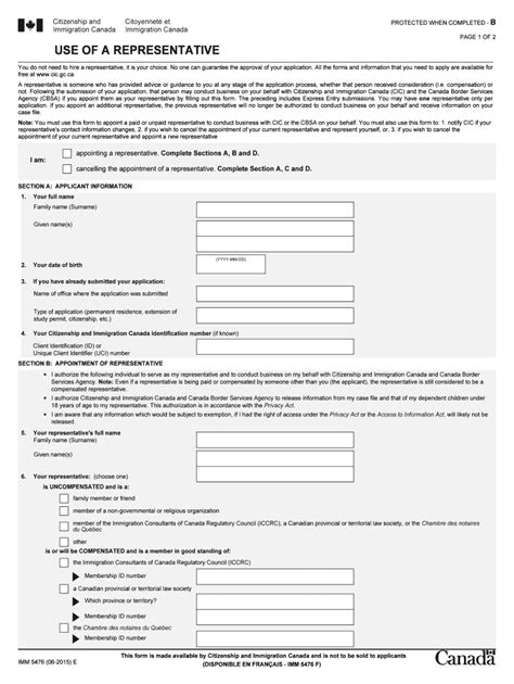 Canada Visa Application Form Fill Out And Sign Online Dochub