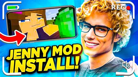 How To Download Jenny Mod In Minecraft Pe Iosandroid Tutorial In