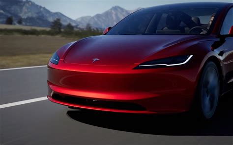 Tesla Officially Launches New Model 3 Highland Refresh With Sharp