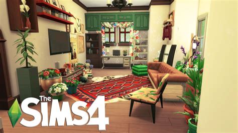 Sims 4 Speed Build Hippie Home Youtube