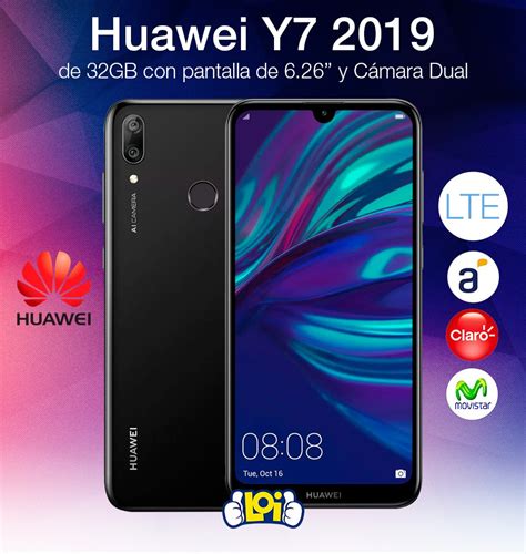 Huawei Y7 2019 32gb 3gb Cám Dual Estuche Gtía Oficial Loi Mercado Libre