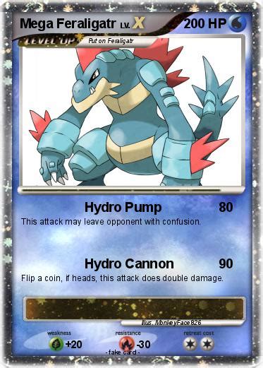 Pokemon feraligatr reverse holo 25/95 card lightly played nm. Pokémon Mega Feraligatr 10 10 - Hydro Pump - My Pokemon Card