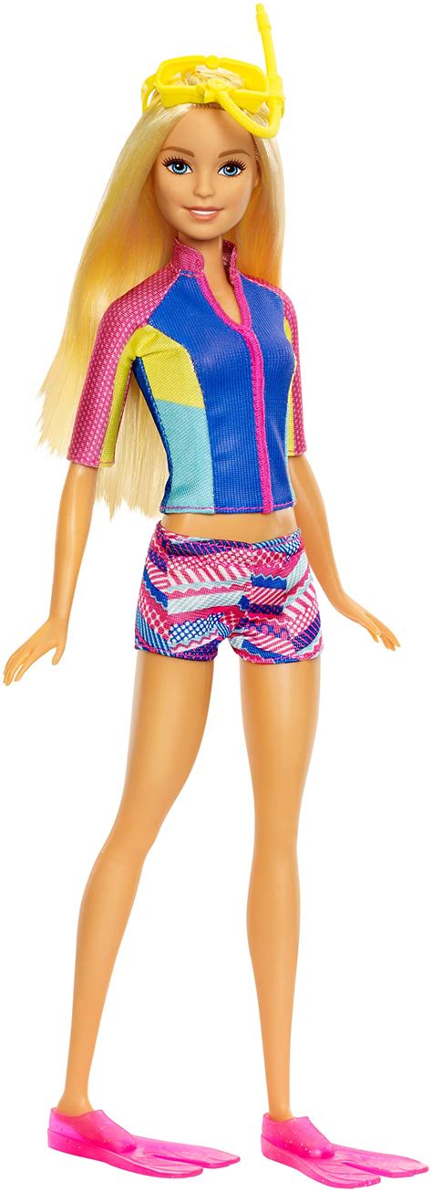 Buy Barbie Fbd63 Dolphin Magic Snorkel Fun Friends Doll Online At Desertcartuae