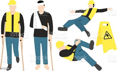 Injured Worker Stock Illustration Download Image Now Physical