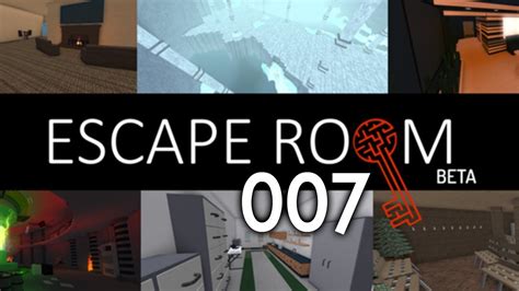 007 Walkthrough Escape Room Roblox Youtube