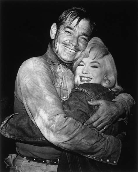 Clark Gable And Marilyn Monroe Behind The Scenes Of The Bittersweet