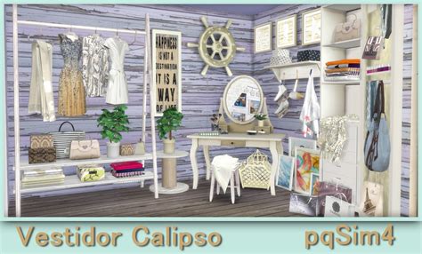 Vestidor Calipso Sims 4 Custom Content