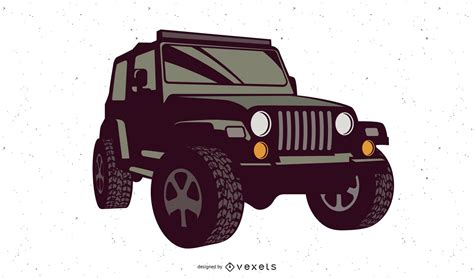 Ilustración De Jeep Wrangler Descargar Vector