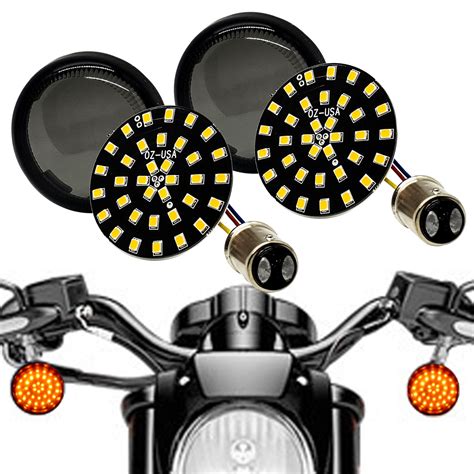 Amazicha Bullet Front Led Turn Signals Running Lights 1157 Compatible