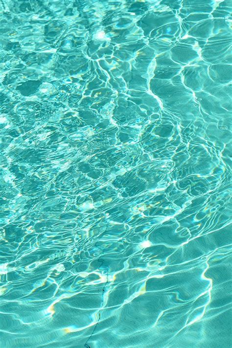 Teal Blue Pool Water With Ripples Blue Water Wallpaper Water