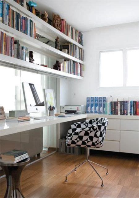 21 desk ideas perfect for small spaces. 25 Home Office Shelving Ideas For Smarter Organization ...