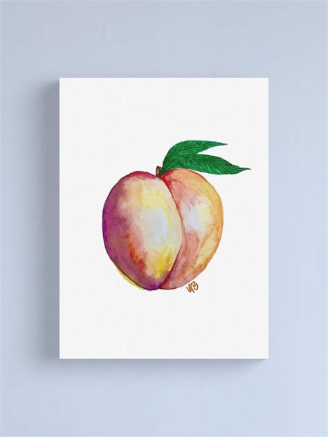 How About Them Peaches Canvas Print By Vicster487 Canvas Prints