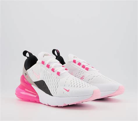 Nike Air Max 270 Trainers White Artic Punch Hyper Pink Black Women S Trainers