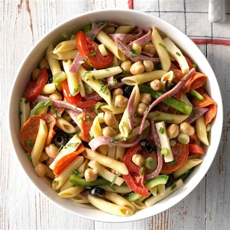 Potluck Antipasto Pasta Salad Recipe Taste Of Home