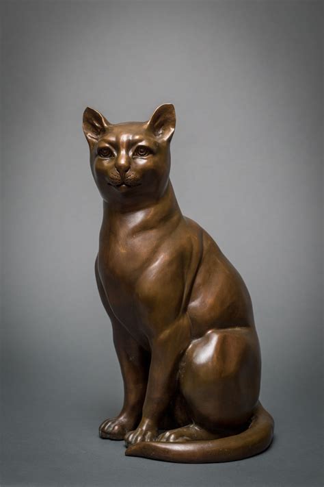 Bronze Cat Sculpture Animal Sculptures Cats