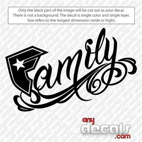 Start your own logo design contest and get amazing custom logos submitted by our logo designers from all over the world. Car Decals - Car Stickers | Famous F Family Car Decal ...