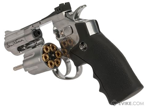 Asg Dan Wesson Co2 Powered 45mm Airgun Revolver Color Silver 25