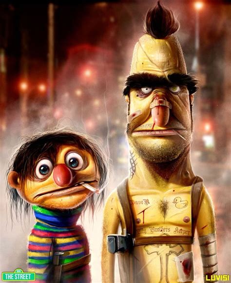 Evil Ernie And Bert Evil Cartoon Characters Favorite Cartoon Character