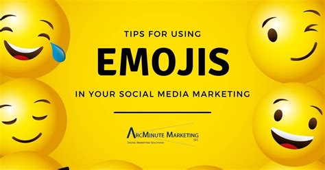 Using Emojis In Your Social Media Marketing Arcminute Marketing