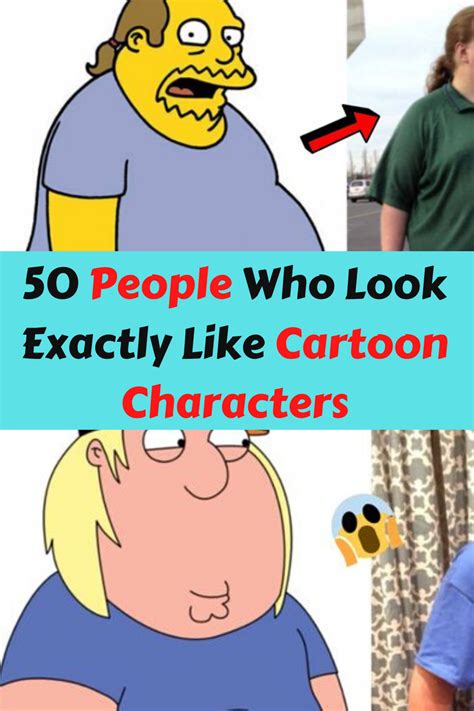 50 Real Life People Who Look Exactly Like Cartoon Characters American