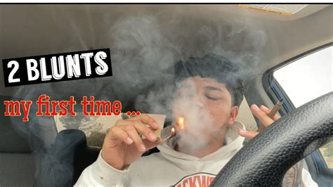 2 Blunt Hotbox My First Time Smoking Youtube