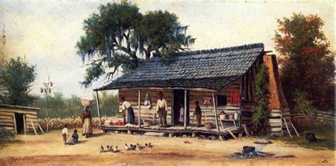 Paintings Reproductions Cabin By William Aiken Walker 1839 1921